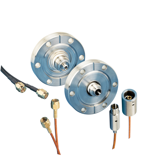 Single and Double-ended Floating Ground SMA Feedthroughs on CF Flanges