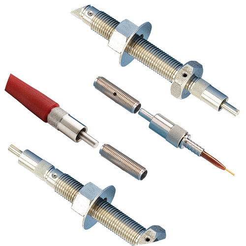 VIS/NIR Fiber Optic Feedthroughs on 3/8 Baseplate Bolt