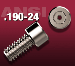 10-24 Vented Socket Head Cap Screws