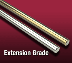 Close up of thermocouple cable extension pairs