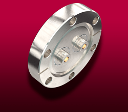 Light guide on CF flange