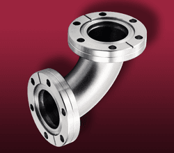 90 degree radius elbow fittings on CF flanges