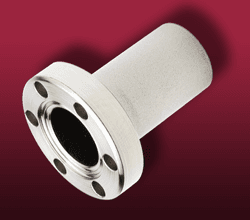 Half nipple fittings on CF flanges