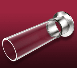 Single-flanged open-end ISO adapter