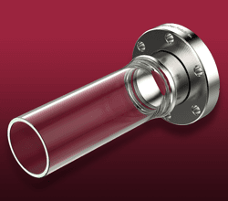 Single-flanged open-end CF adapter