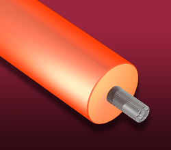 In-Vacuum High Voltage Silicone Cable Close up of high voltage silicone insulated cable