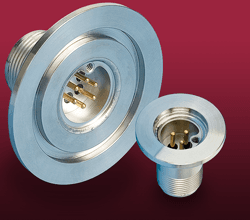 Two Mil-C-5015 ISO feedthroughs