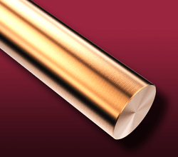 OFE Copper Rod Close up of oxygen-free electronic grade (OFE) copper rod