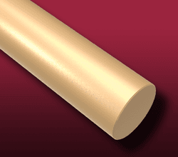 PEEK (Polyether ether ketone) rod Close up of PEEK (polyether ether ketone) rod