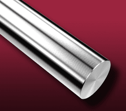 Stainless steel rods Close up of stainless steel rod