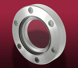 Fused silica viewport on CF flange