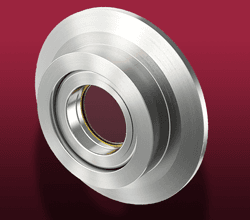Sapphire vacuum viewport on ISO flange
