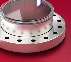 Magnetic viewport on CF flange