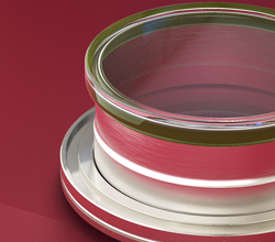 Non-magnetic viewport on ISO flange