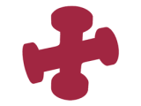 4-Way Crosses, ISO NW (KF/LF) Flanged