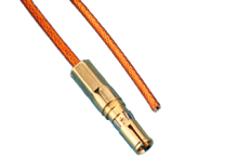 1 Kapton Coaxial Cable Connected to a Female PEEK D-Type Connector