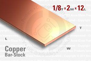 OFE Copper Bar, 0.125"x2"x12"