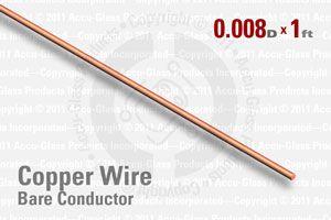 Copper Conductors with an Outside Diameter of 0.008"