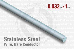 Stainless Steel Conductors with an Outside Diameter of 0.032"