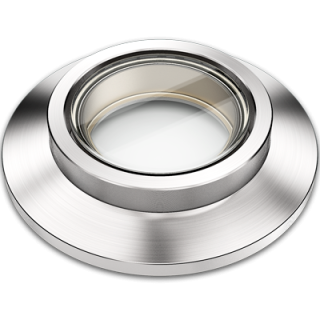 Corning 7056 Glass Viewport - NW40 KF Flange