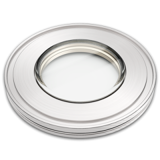 Corning 7056 Glass Viewport - NW100 LF Flange