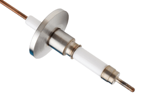 10kV, 30AMP Feedthrough on a NW16 KF Flange