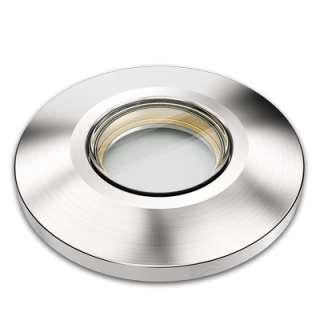 Corning 7056 glass viewport with 0.62" view diameter on NW25 KF flange