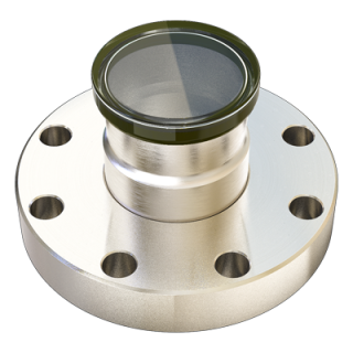 1.25 View, Std-Length Viewport - 3.37 CF Flange