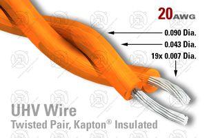 20 AWG - Twisted Pair Cable - Kapton Insulated