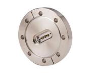 15D-3CX-450, 3-Coax Feedthrough on a 4.50" CF Flange