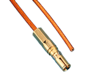 1 Kapton Coaxial Cable Connected to a Female PEEK D-Type Connector