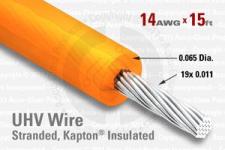 14 AWG - Stranded Core Wire - Kapton Insulated
