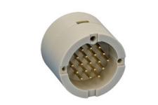 UHV Connector - 19C - Male, Circular PEEK
